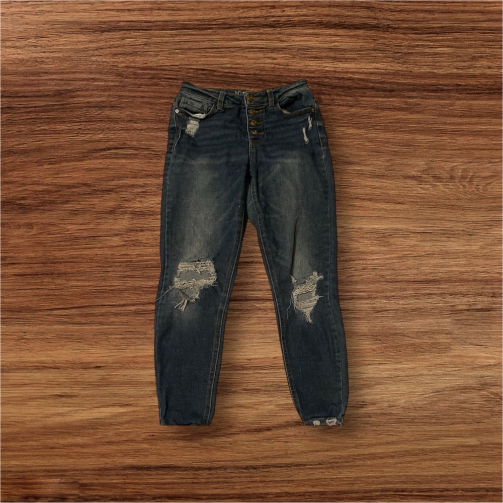 CCO Stylish Distressed Jeans skinny high rise